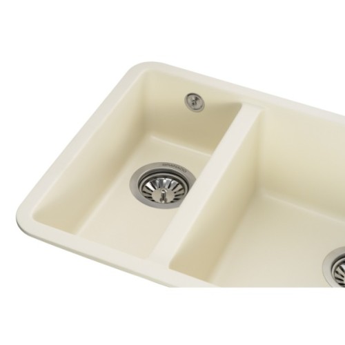 Мийка кухонна GRANADO Under top DOUBLE ivory (gr3404)