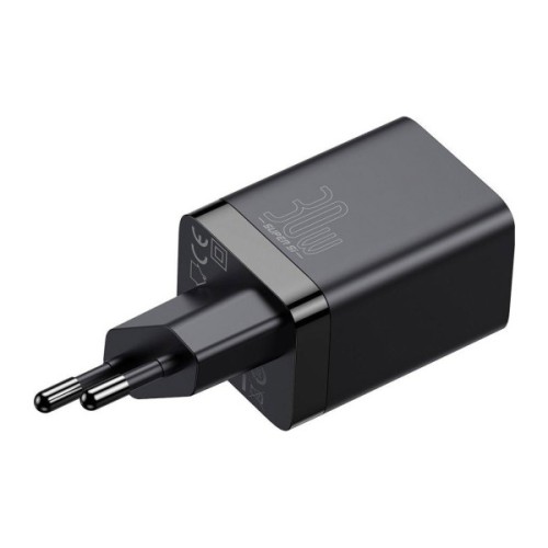 Зарядний пристрій Baseus Super Si Pro Quick Charger C+U 30W black (CCSUPP-E01)