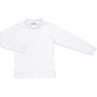 Кофта дитяча A-Yugi поло з довгим рукавом (4211-134B-white)