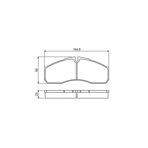 Гальмівні колодки Bosch 0 986 494 266