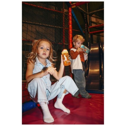 Пляшка для води Kambukka Lagoon kids Mexican Parade 400 мл жовта (11-04057)