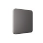 Накладна панель Ajax SoloButton 1-gang/2-way сіра