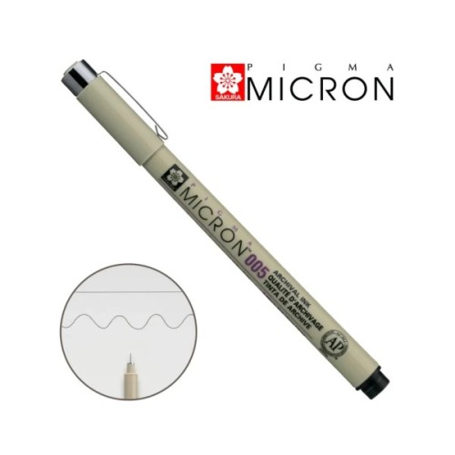 Лайнер Sakura Pigma Micron (0.05) 0,2мм Рожевий (084511351820)