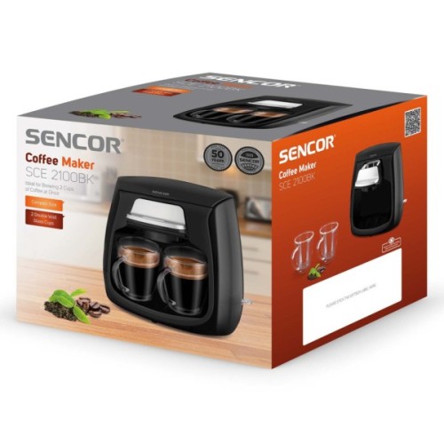 Крапельна кавоварка Sencor SCE 2100BK