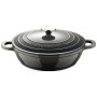 Сотейник Bergner Excalibur з кришкою 24 см Grey (BG-36103-GY)