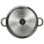 Сотейник Bergner Excalibur з кришкою 24 см Grey (BG-36103-GY)