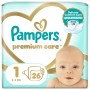 Підгузки Pampers Premium Care Розмір 1 (2-5 кг) 26 шт (8001841104614)