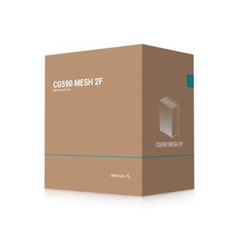 Корпус для ПК Deepcool CG590 Mesh 2F Black (R-CG590MESH-BKANA2-G)
