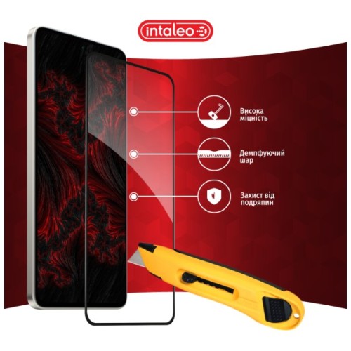 Скло захисне Intaleo Full Glue ESD Xiaomi Poco M7 Pro 5G Black (1283126624292)