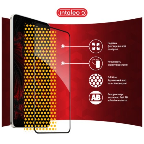 Скло захисне Intaleo Full Glue ESD Xiaomi Poco M7 Pro 5G Black (1283126624292)