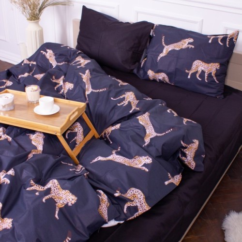 Простирадло MirSon Сатин Premium 22-1143 Perrayn 180x220 см (2200001978553)