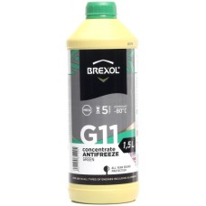 Антифриз BREXOL GREEN CONCENTRATE G11 (-80C) 1,5л (antf-029)