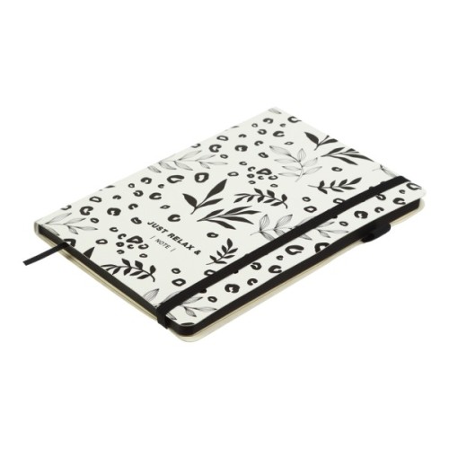 Книга записна Buromax RELAX А5 96 аркушів крапка, білий (BM.295301-12)