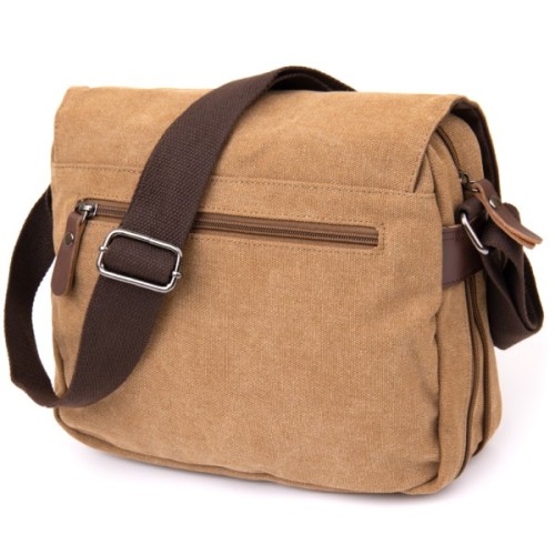 Сумка Vintage Текстильна Пісочна (20607)