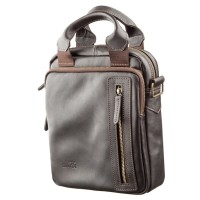 Сумка Shvigel У гладкій шкірі Коричнева (11183)