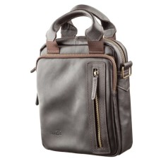 Сумка Shvigel У гладкій шкірі Коричнева (11183)