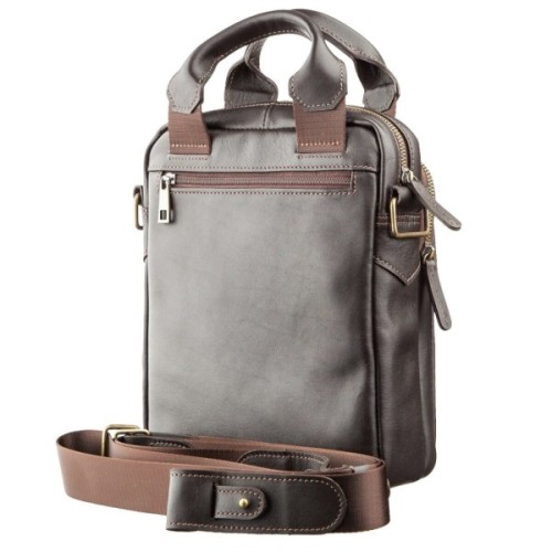 Сумка Shvigel У гладкій шкірі Коричнева (11183)