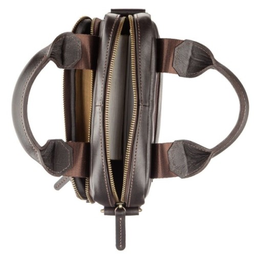 Сумка Shvigel У гладкій шкірі Коричнева (11183)