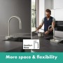 Змішувач Hansgrohe Aquno Select M81 , 22 см, хром (73837000)