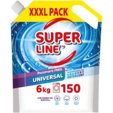 Гель для прання Sama Super Line Universal Для кольорових та білих тканин Дой-пак 6 кг (4820270631201)