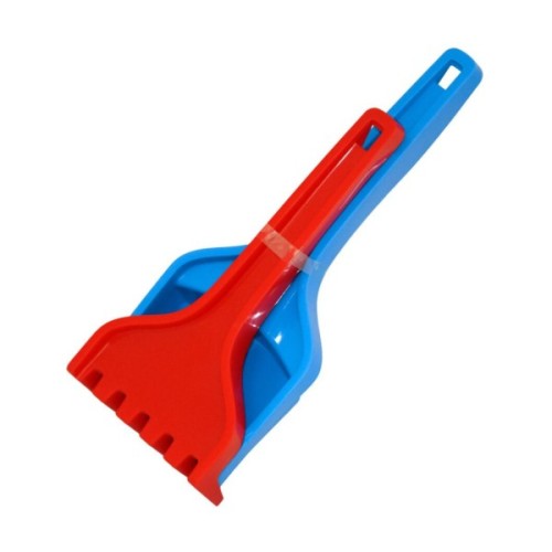 Іграшка для піску Wader Лопатка з граблями велика червоний (71120)