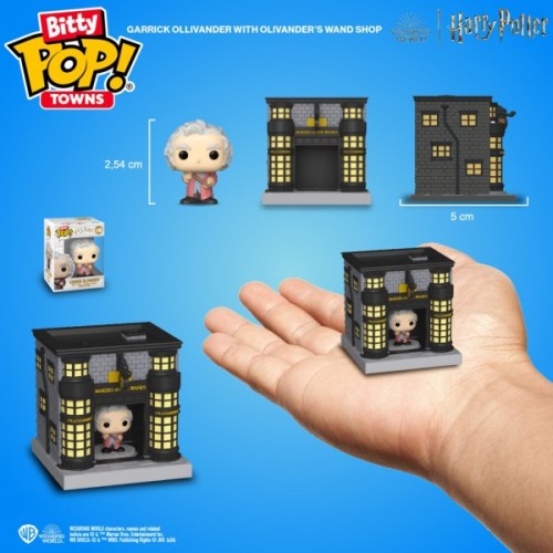Фігурка Funko Pop набір Bitty Pop! Town серії Гаррі Поттер - Олівандер і крамниця чарівних паличок (83627)