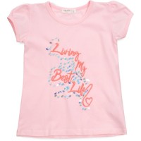 Футболка дитяча Breeze BEST LIFE (14236-110G-pink)