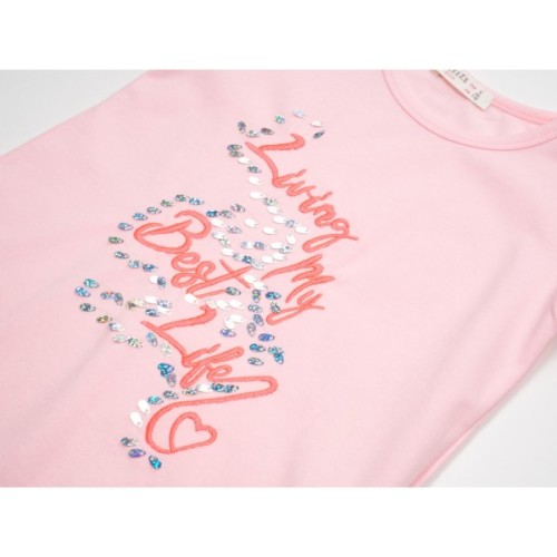 Футболка дитяча Breeze BEST LIFE (14236-110G-pink)