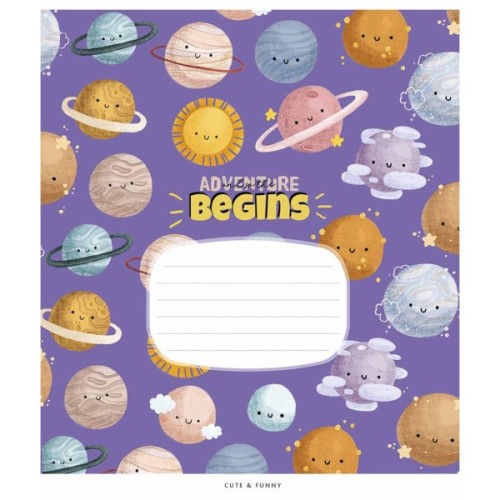 Зошит Школярик World's nature 12 аркушів лінія (012-3416L)