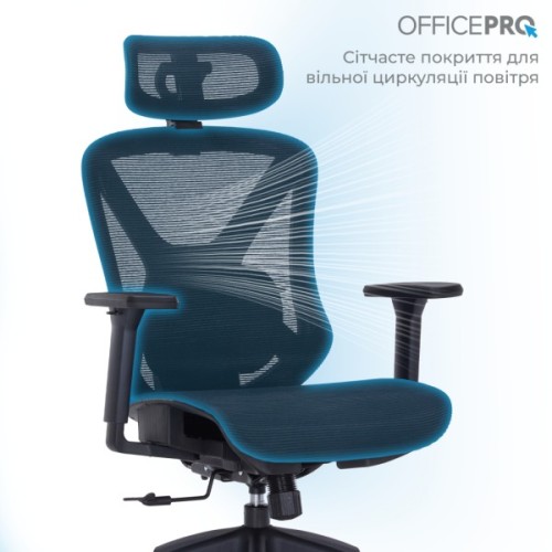 Офісне крісло OfficePro Atlas OC630-B-B-B (OC630-B-B-B)