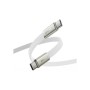 Дата кабель USB-C to USB-C 1.2m 60W 3A nylon white Acefast (6974316286257)
