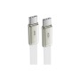Дата кабель USB-C to USB-C 1.2m 60W 3A nylon white Acefast (6974316286257)