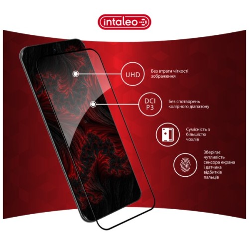 Скло захисне Intaleo Full Glue ESD Infinix Hot 60 Pro Plus Black (1283126630194)
