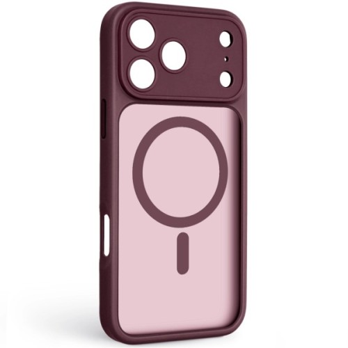 Чохол до мобільного телефона Armorstandart Lush MagCase Apple iPhone 18 Pro Dark Cherry (ARM92547)