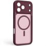 Чохол до мобільного телефона Armorstandart Lush MagCase Apple iPhone 18 Pro Dark Cherry (ARM92547)