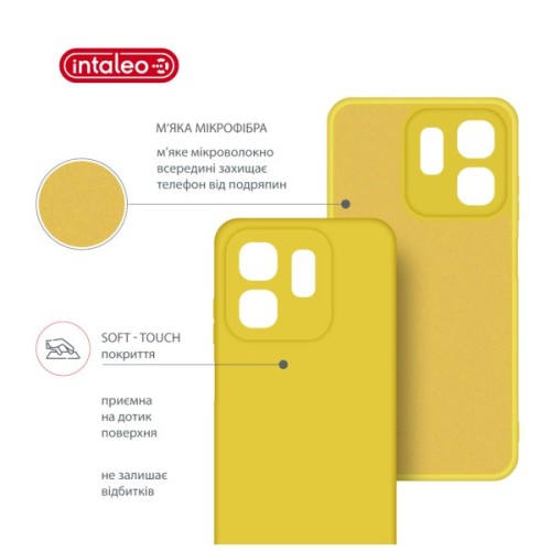 Чохол до мобільного телефона Intaleo Silicone Infinix Hot 50i Yellow (1283126599521)