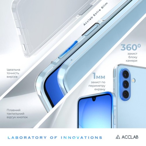 Чохол до мобільного телефона ACCLAB TPU Extra Slim Samsung Galaxy A17 Transparent (1283126632525)