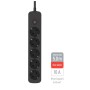 Мережевий фільтр живлення ColorWay CW-PSEA1655BK 5 розеток, 5m Black (CW-PSEA1655BK)