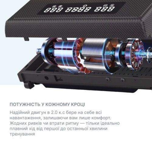 Бігова доріжка OfficePro TD089 2 HP 1-10 км/год 130 кг (TD089)