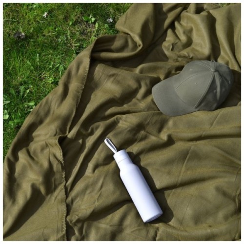 Плед Bergamo подушка Mild флісовий 150 х 180 см Хакі (202312pl-25)