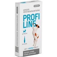 Краплі для тварин ProVET Profiline інсектоакарицид для собак до 4 кг 4/0.5 мл (4823082431052)