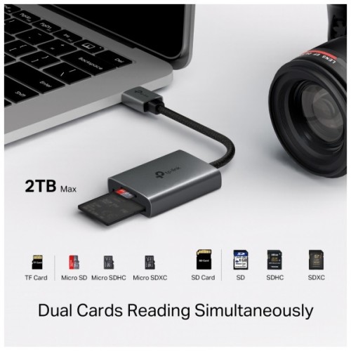 Зчитувач флеш-карт TP-Link USB 2.0 to SD/TF (UA430)