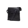 Сумка Vintage Месенджер шкіряна Чорна (14576)