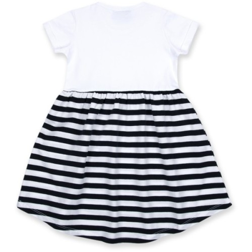 Плаття дитяче Breeze зі спідницею в смужку (8753-80G-white)