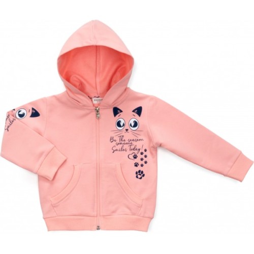 Спортивний костюм дитячий Breeze з котиком (16824-92G-peach)