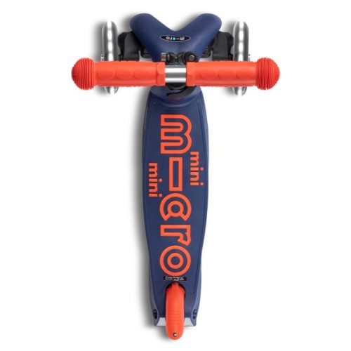 Самокат Micro Mini Deluxe Foldable LED" складний Синій" (MMD196)