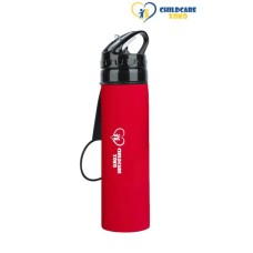 Пляшка для води XoKo ChildCare 100 Червона Складна Силіконова (XK-BOTL100-RD)
