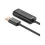 Дата кабель USB 2.0 AM to AF 15.0m Active black Ugreen (10323)