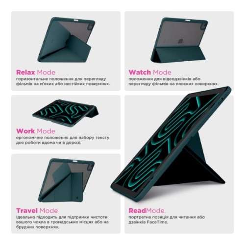 Чохол до планшета Armorstandart Y-Type PEN Xiaomi Redmi Pad 2 Pro Pine Green (ARM91190)