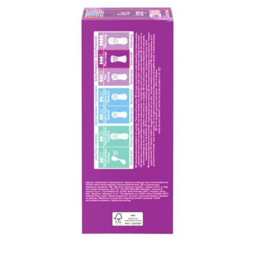 Щоденні прокладки Carefree Plus Large 36 шт. (3574661604787/3574661487540)